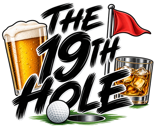 The 19th Hole Golf Flag