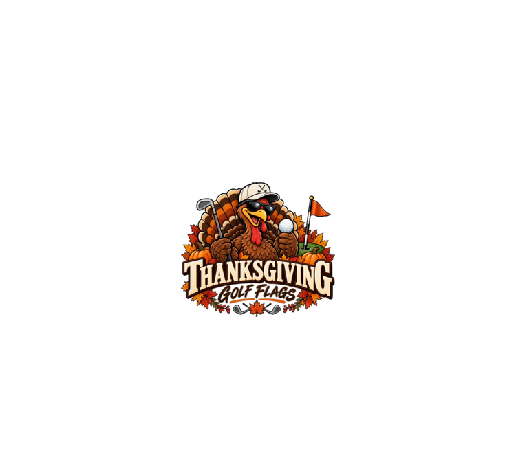 Thanksgiving Golf Flags