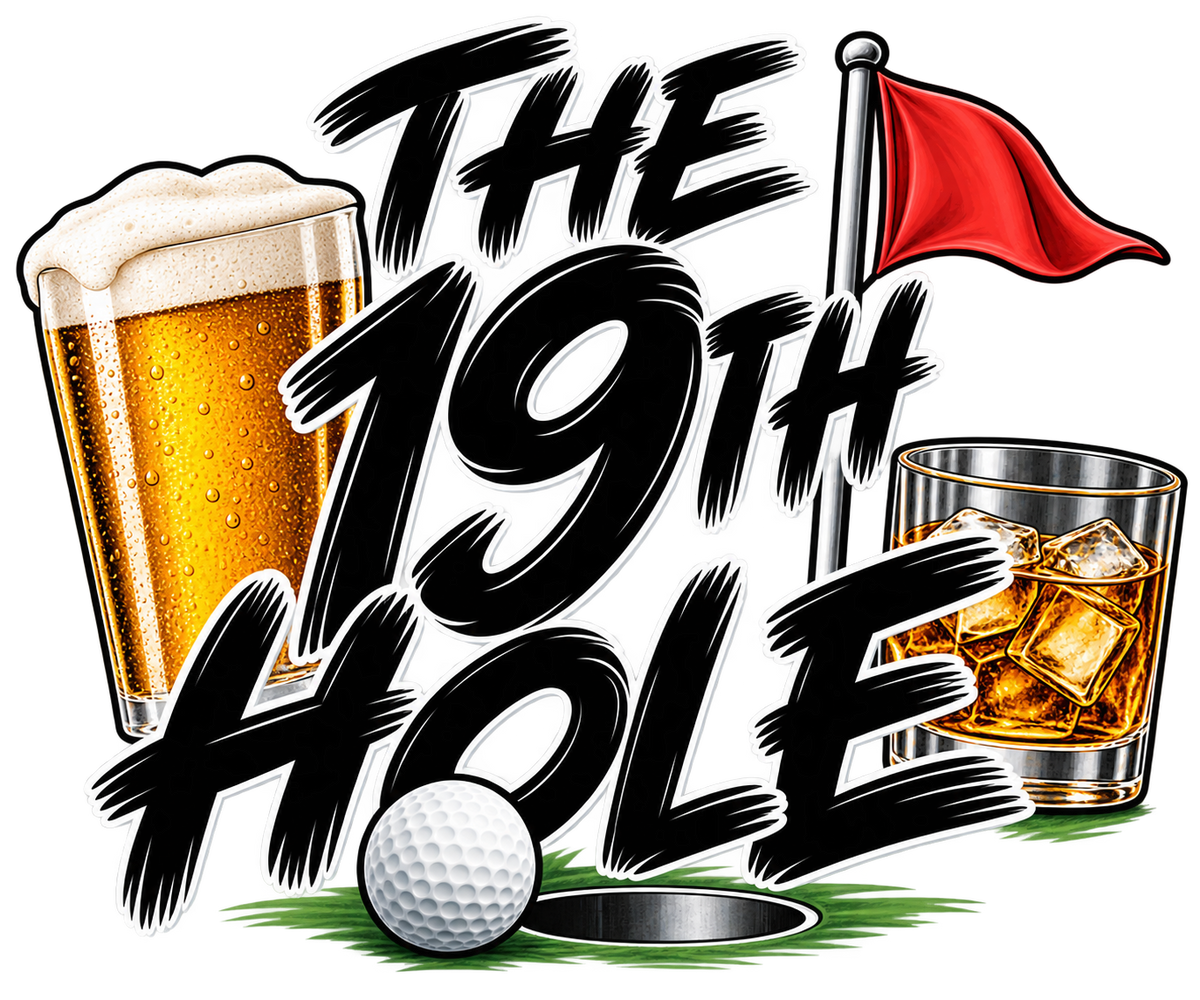 The 19th Hole Golf Flag