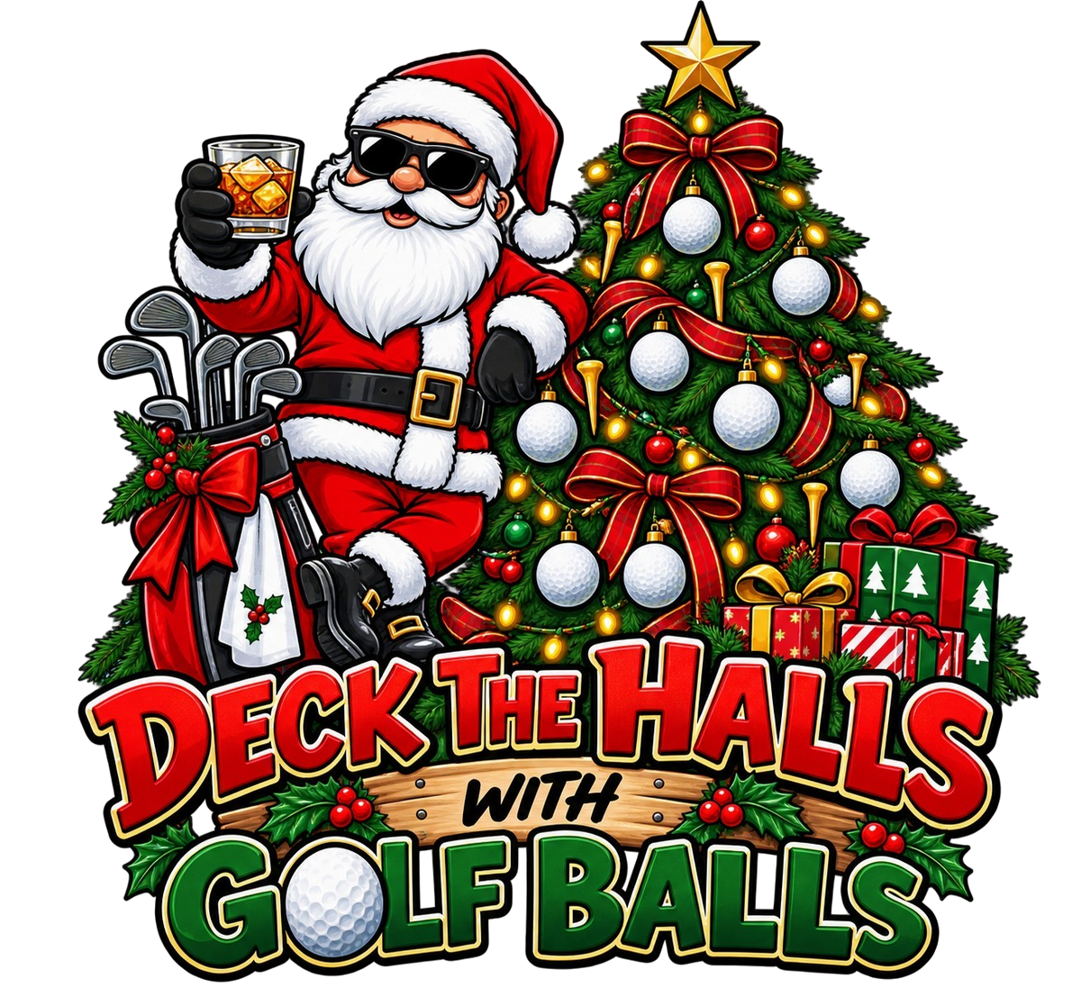 Deck the Halls with Golf Balls