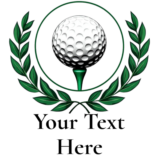 Personalized Golf Crest Putting Green Flag
