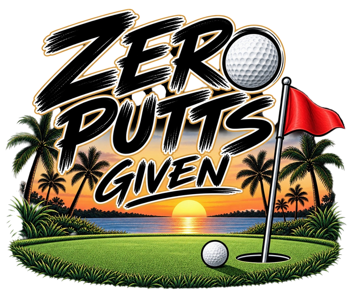 Zero Putts Given Golf Flag