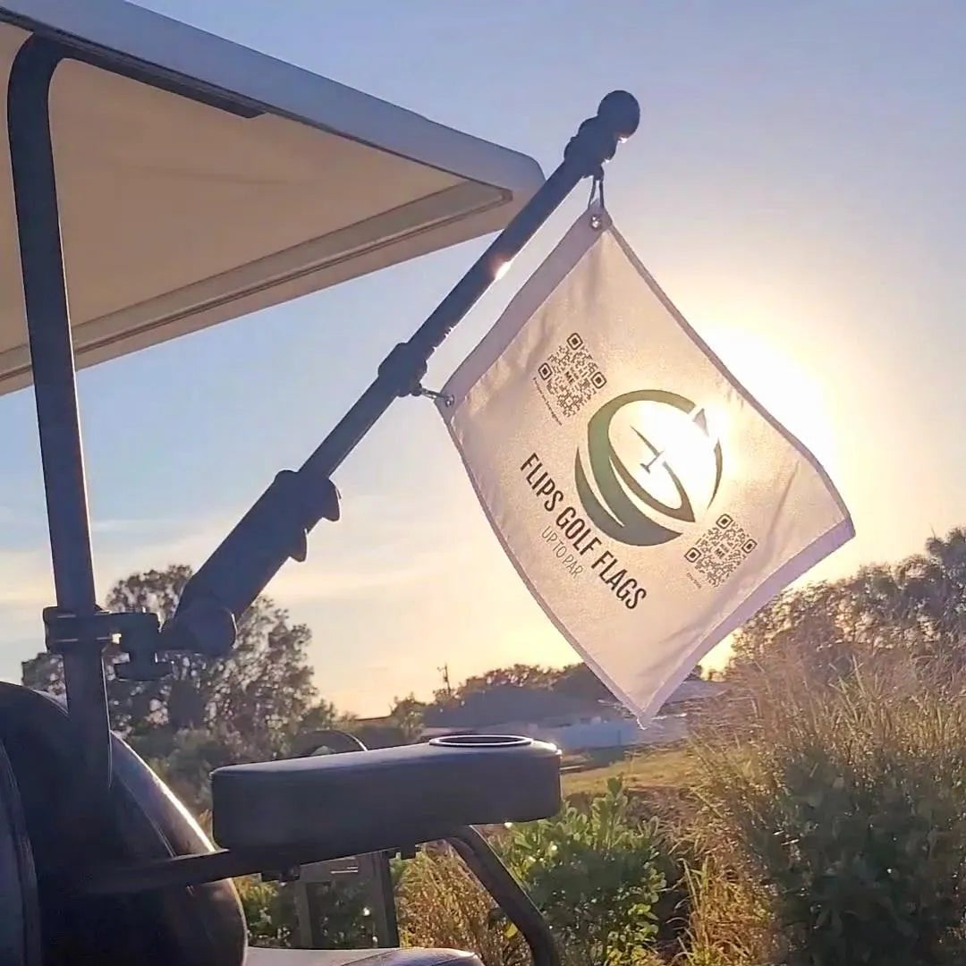 Custom Golf Cart Flags – Flips Golf Flags