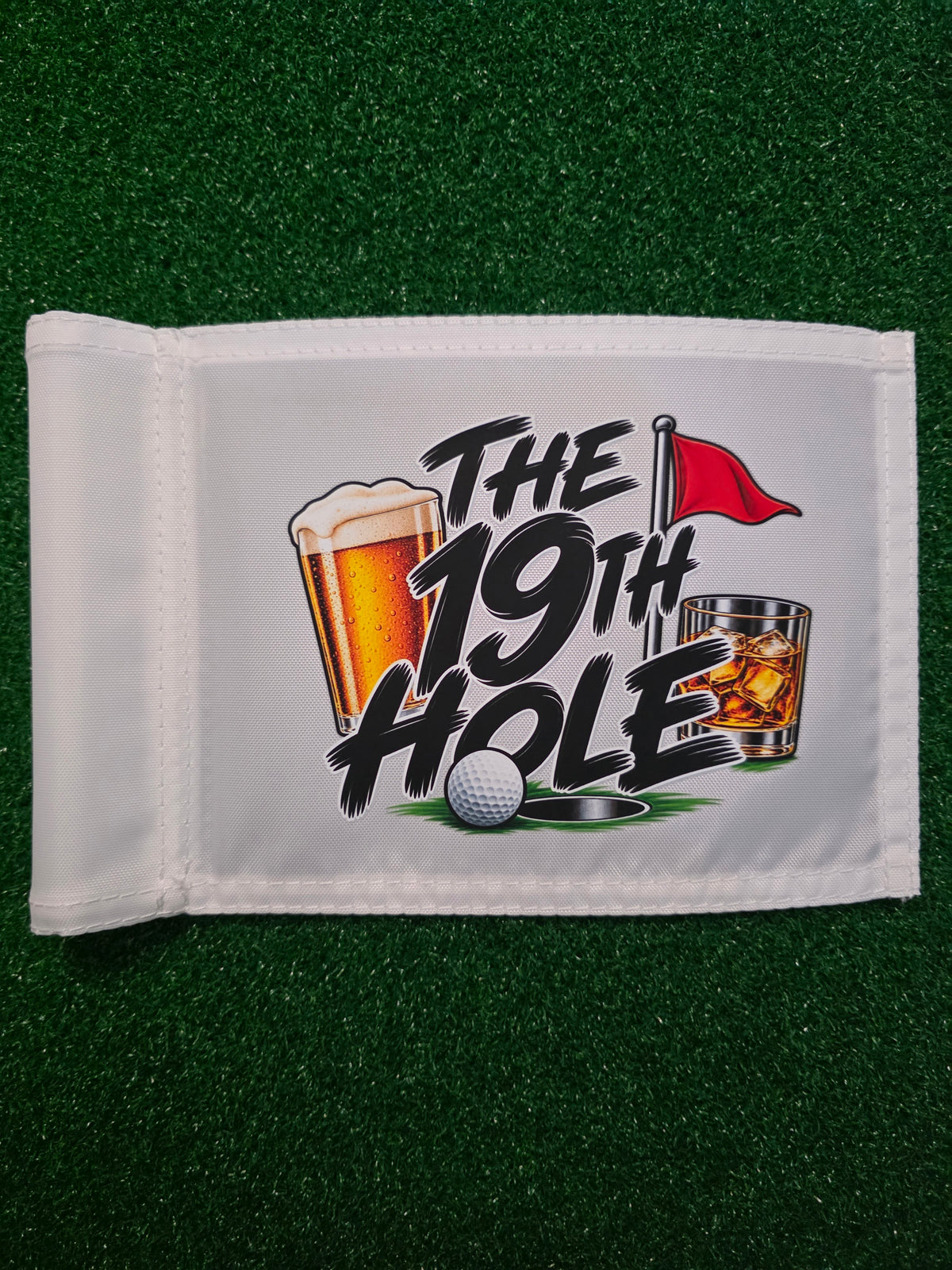 The 19th Hole Golf Flag