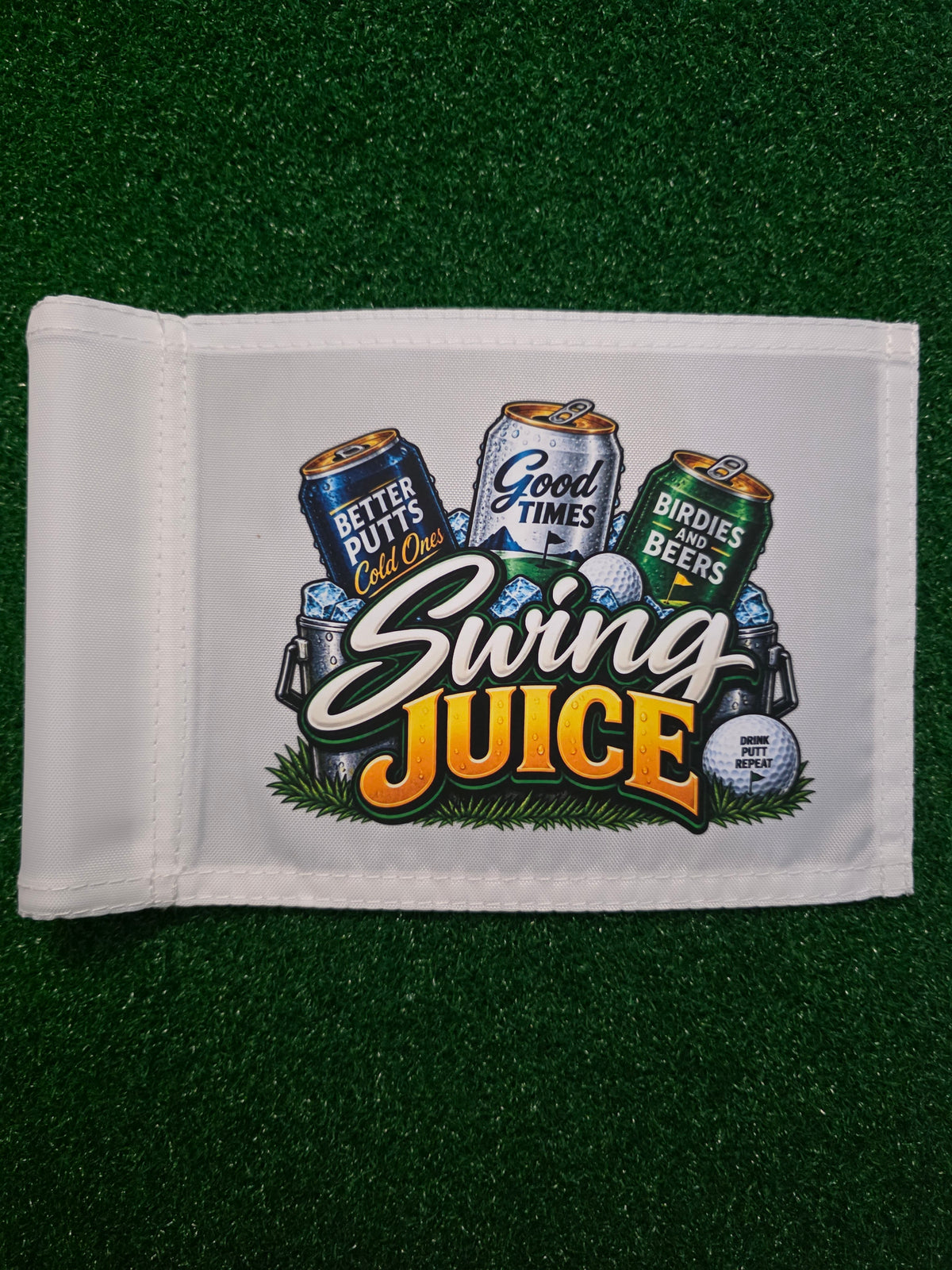 Swing Juice Golf Flag