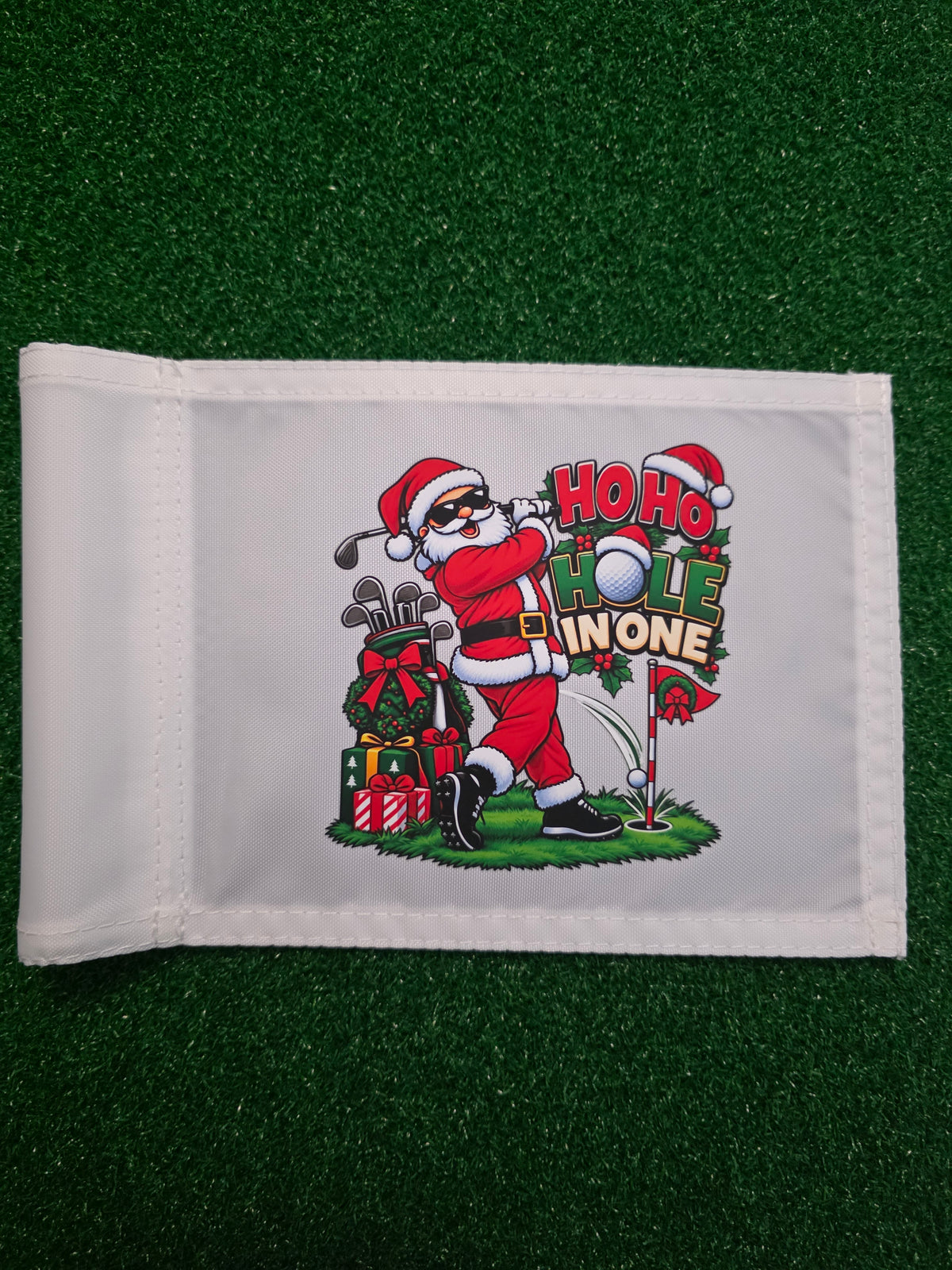 Ho Ho Hole in One Golf Flag!